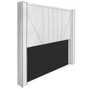 Ver imagem 6 de Kit Cabeceira E Calçadeira Baú Casal 140cm Corano Branco