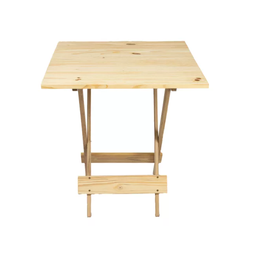 Mesa 70x70 Pinus com 4 Cadeiras Cor Natural - 4