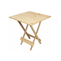 Mesa 70x70 Pinus com 4 Cadeiras Cor Natural - 2