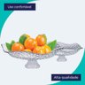 Saladeira com Pé, Fruteira, Boleira em Vidro Gourmet - Ruvolo - 5
