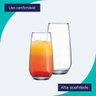 Jogo Copos Água Suco Emerald, Copos de Vidro para Dia a Dia - Ruvolo - 5