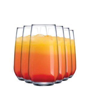 Jogo Copos Água Suco Emerald, Copos de Vidro para Dia a Dia - Ruvolo