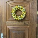 Ver imagem 2 de Guirlanda Natal Bolas Natalina Enfeite Luxo Porta Loja Janela Vitrine Casa Decoraçao Fim de Ano Even