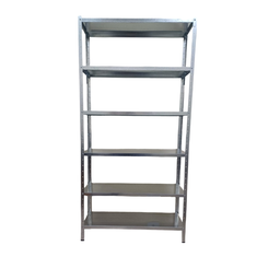 Prateleira Armário Estante Aço Galvanizado 6 Bandejas 90 Cm:galvanizado - 1