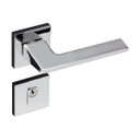 Ver imagem 2 de Fechadura Externa Sara Cromo Acetinado Zamac Pado