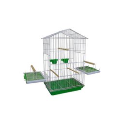 Gaiola para Calopsita Mansa Chalé Luxo - Verde - 2222 - 1
