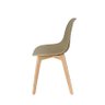 Kit com 4 Cadeira Charles Eames Solid Wood 131pp Nude - 3