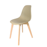 Kit com 4 Cadeira Charles Eames Solid Wood 131pp Nude - 6