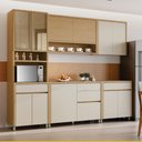 Ver imagem 1 de Cozinha 5 Peças Condessa com 11 Portas 5 Gavetas em Mdf Nesher