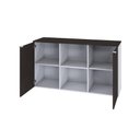 Ver imagem 5 de Armário Baixo com 02 Portas e Nicho 75x135x42cm Wlab135 com Terracota