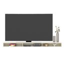 Ver imagem 3 de Rack Suspenso 3 Nichos 200 Cm Tv até 80 Polegadas Design Moderno e Funcional P/ Sala e Quarto