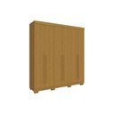 Ver imagem 6 de Guarda Roupa Casal 6 Portas e 3 Gavetas Ágata Nature/off White - Acp