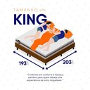 Ver imagem 5 de Conjunto Box Marrom Mali Bege Molas Ensacadas King 193x203x70 - King House