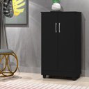 Ver imagem 2 de Sapateira Organizadora Smart com Pés e 4 Nichos Preto J&A Móveis