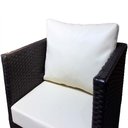 Ver imagem 3 de 2 Poltronas Madri e Mesa Centro em Alumínio para Área, Jardim, Edícula, Piscina
