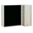 Ver imagem 2 de Armário Canto Reto Conjugado 2 Portas C/Nicho Legno Crema