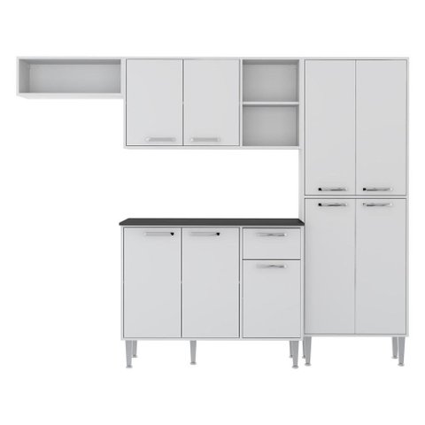 Armário de Cozinha Compacta Xangai Multimóveis V2840 Branco