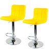 Kit 2 Banquetas Gomos para Cozinha 3-35 Cor:Amarela - 1