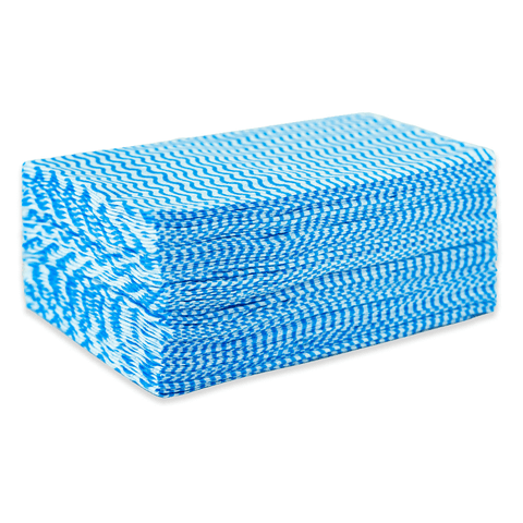 Pano Multiuso Wiper Limtech - 33cm X 50cm - 45g/m² - 50 Folhas - Azul