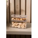 Ver imagem 2 de Pote Hermético Modo Retangular Capacidade 530ml Cor Cristal Coza