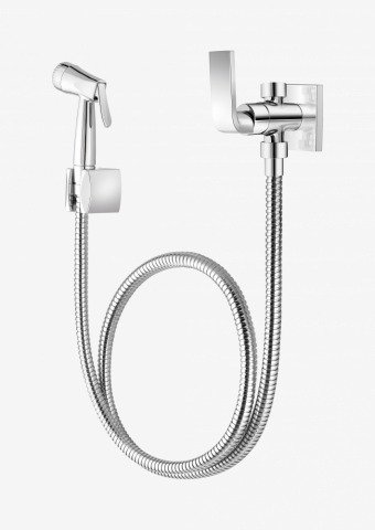 Ducha Higiênica Goa Slim Tigre Com Derivação Cromado - 1