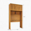 Ver imagem 1 de Módulo Aéreo Solteiro 3 Portas 100% MDF Áurea - Arbo Design