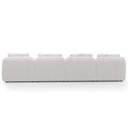 Ver imagem 7 de Sofá 5 Lugares com Chaise Direito Sala Living 328cm Arlo F04 Bouclê Branco - Lyam Decor