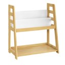 Ver imagem 2 de Estante Livros e Brinquedos Infantil Madeira Freijó/branco