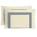 Ver imagem 2 de Kit Cobre Leito Casal Queen Tunes 07 Peças Microfibra Dupla Face Matelado - Marinho com Palha