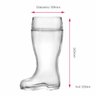 Jogo Copos Bota Cerveja Bota Stiefel G Vidro 1210ml 2 Pcs - 3
