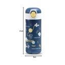Ver imagem 3 de Garrafa Térmica Tr-013 480ml Infantil Inox com Tampa Antivazamento:Variado