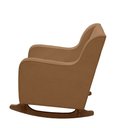 Ver imagem 3 de Cadeira Poltrona de Amamentação e Balanço Aquila C/ Puff Boucle Ocre Plus - Anjo de Casa