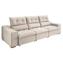 Ver imagem 2 de Sofá Retrátil e Reclinável com Pillow Top 5 Lugares 2,90m Bellory