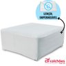 Cama Box Pet Com Lençol Impermeável Branco Para Cachorros e Gatos 60x60x24cm - Caminha Pet - BF Colc - 4