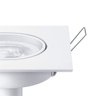 Kit 4 Spots LED Philips Embutir Quadrado 5W 350Lm Equivale 50W Cor Da Luz: Branco Quente - 4