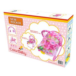 Cadeira De Balanço Musical E Vibratória Color Baby 18kg Rosa New Rocker - 5