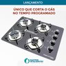 Cooktop Ei Timer System 4Q Gn - com Timer Corta Gás - 5