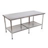 Mesa Aço Inox 430 1,90x0,90 Multiuso - Imeca - 1