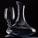 Ver imagem 5 de 2 Jarras Decanter para Vinho Vidro 1,5 Litros Wolff Decantador para Adegas Bares