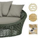 Ver imagem 3 de Chaise Hungria Pintura Fendi Corda Náutica E8 Trama Original Verde