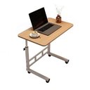 Ver imagem 1 de Mesa Notebook Altura Ajustavel Mesinha Multifuncional Home Office Estudos Apoi Sala Cama Marfim