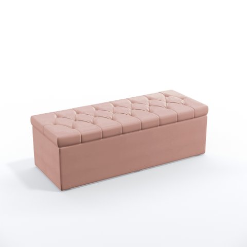 Calçadeira Sagitarius 140 / N-031 Veludo Rosê Claro