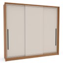 Ver imagem 3 de Guarda Roupa Casal 220cm com 3 Portas de Correr e 4 Gavetas 240837 Valência Politorno Móveis