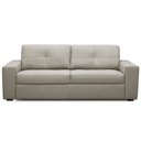Ver imagem 3 de Sofá 3 Lugares para Sala de Estar Living 235cm Vienne L06 Couro Cinza Claro - Lyam Decor