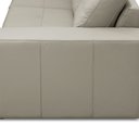 Ver mais imagens de Sofá 3 Lugares para Sala de Estar Living 235cm Vienne L06 Couro Cinza Claro - Lyam Decor