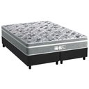 Ver imagem 1 de Cama Box Queen: Colchão Molas Ensacadas Probel MasterPocket Evolution + Base CRC Suede Gray(