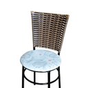 Ver imagem 5 de 2 Cadeiras Preta para Mesa Hawai Avelã Assento Floral:floral Gelo