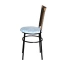 Ver imagem 4 de 2 Cadeiras Preta para Mesa Hawai Avelã Assento Floral:floral Gelo