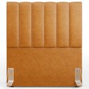 Ver imagem 3 de Cabeceira Cama Box Solteiro 100 cm Dália W01 Couríssimo Whisky - Lyam Decor