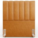 Ver imagem 5 de Cabeceira Cama Box Solteiro 100 cm Dália W01 Couríssimo Whisky - Lyam Decor